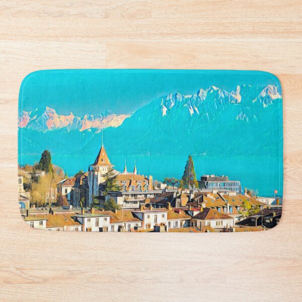 Item preview, Lausanne Skyline designed and sold by Sofia-Draws.