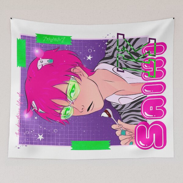 Item preview, The Disastrous Life of Saiki K - Saiki designed and sold by 2nthePink.