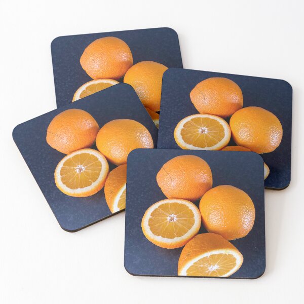 Item preview, Oranges laying on a table designed and sold by HenrikGPhoto.
