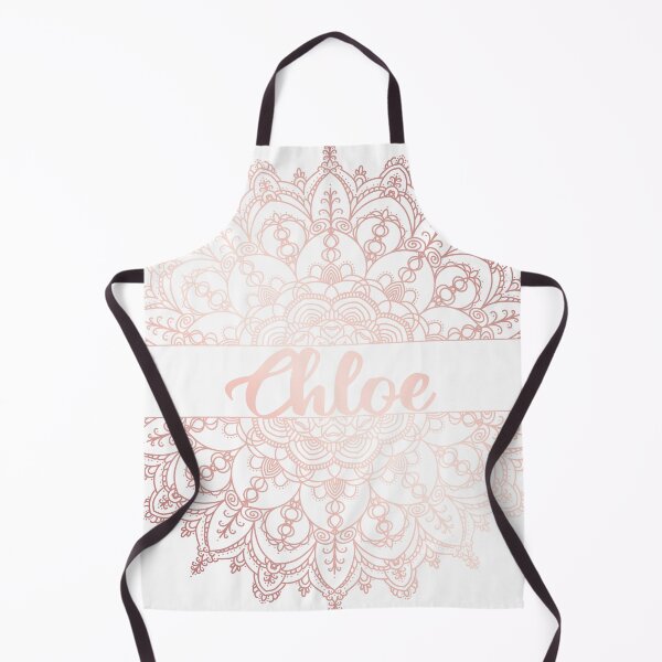 Item preview, First name Chloe mandala in rose gold designed and sold by felinefeelings.