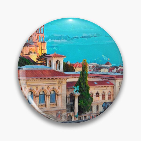 Item preview, Lausanne Cityscape designed and sold by Sofia-Draws.
