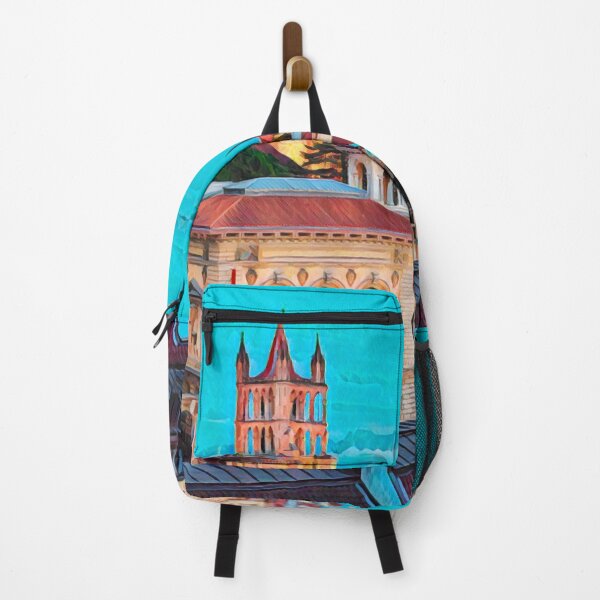 Item preview, Lausanne Cityscape designed and sold by Sofia-Draws.