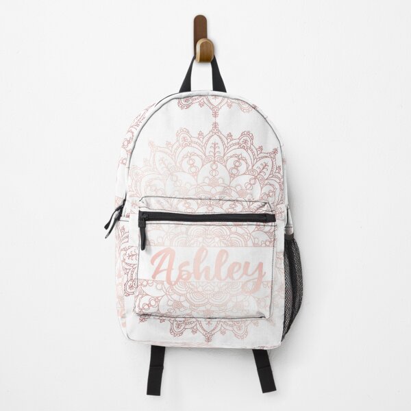 Item preview, First name Ashley mandala in rose gold designed and sold by felinefeelings.