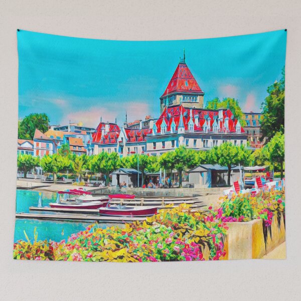 Item preview, Lausanne Switzerland designed and sold by Sofia-Draws.