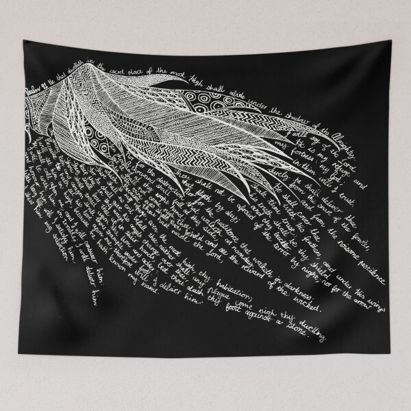 Item preview, Psalm 91 (on Black) designed and sold by jaycejvr.