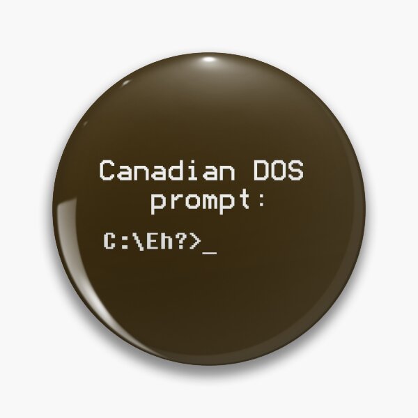 Item preview, Canadian DOS prompt  designed and sold by Texty-Tshirts.