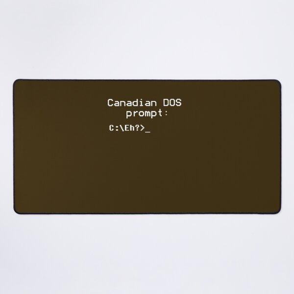 Item preview, Canadian DOS prompt  designed and sold by Texty-Tshirts.