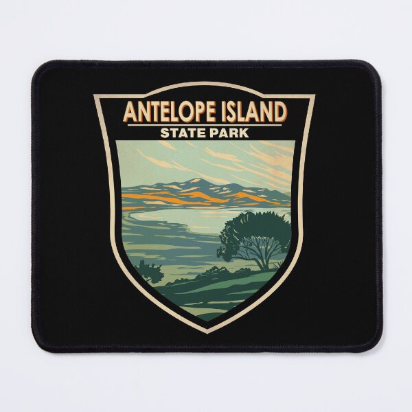 Item preview, Antelope Island State Park Utah Badge designed and sold by KrisSidDesigns.