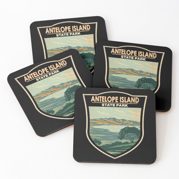 Item preview, Antelope Island State Park Utah Badge designed and sold by KrisSidDesigns.