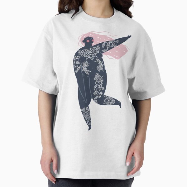 Item preview, Feminist Body Positivity Girl with Japanese Tattoos  designed and sold by Monica  Segura.