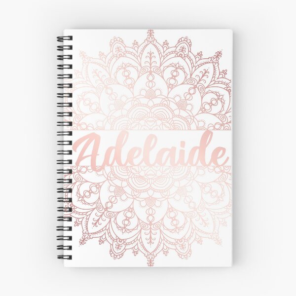Item preview, First name Adelaide mandala in rose gold designed and sold by felinefeelings.