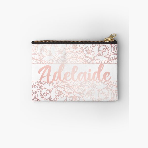 Item preview, First name Adelaide mandala in rose gold designed and sold by felinefeelings.