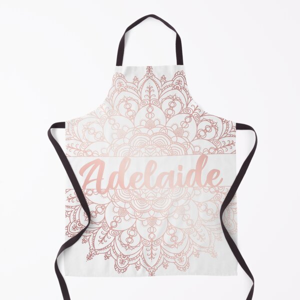 Item preview, First name Adelaide mandala in rose gold designed and sold by felinefeelings.