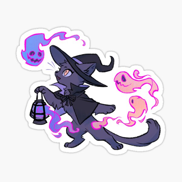 Artikel-Vorschau von Witchy Kitty Ghosts, designt und verkauft von mamath.