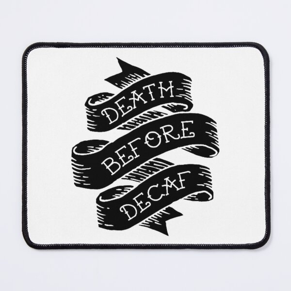 Item preview, No Decaf - Black designed and sold by bubacf.