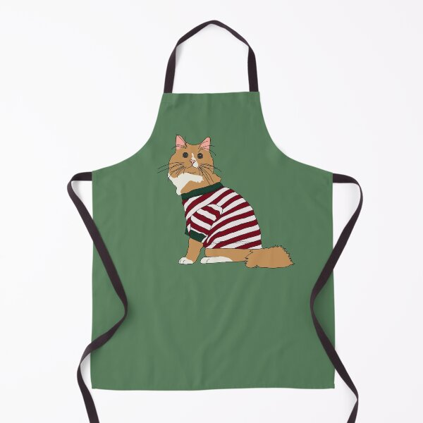 Item preview, Cat in Christmas Pajamas (Orange and White) designed and sold by nklange240.