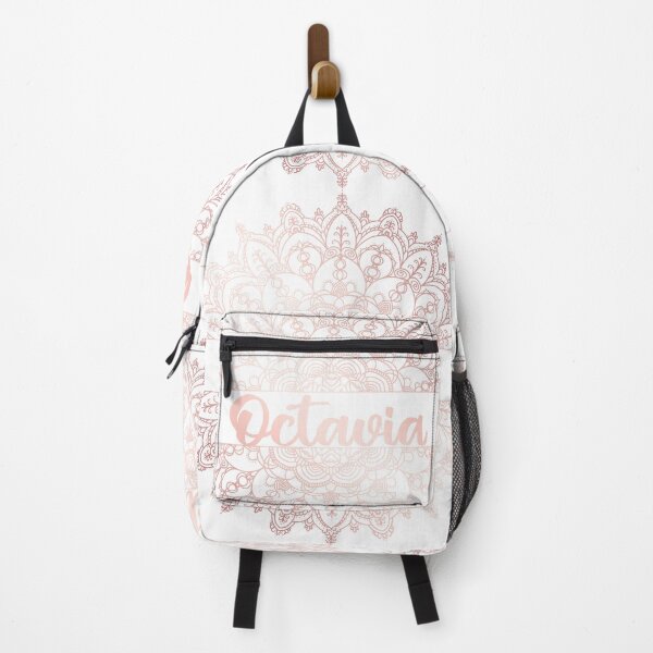 Item preview, First name Octavia mandala in rose gold designed and sold by felinefeelings.