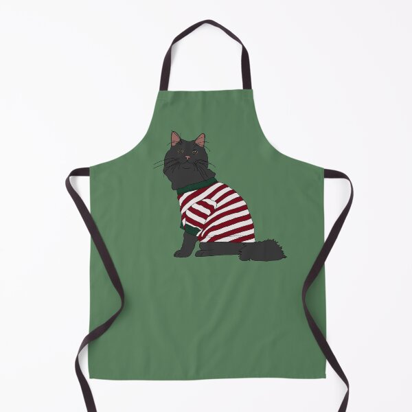 Item preview, Cat in Christmas Pajamas (Black) designed and sold by nklange240.