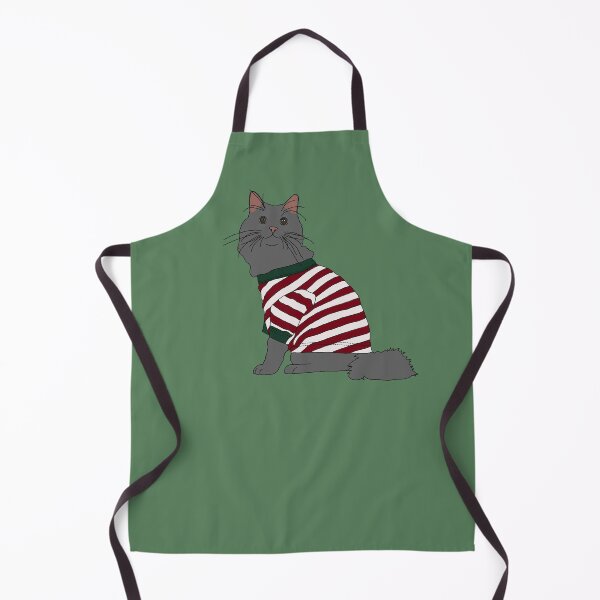 Item preview, Cat in Christmas Pajamas (Grey) designed and sold by nklange240.