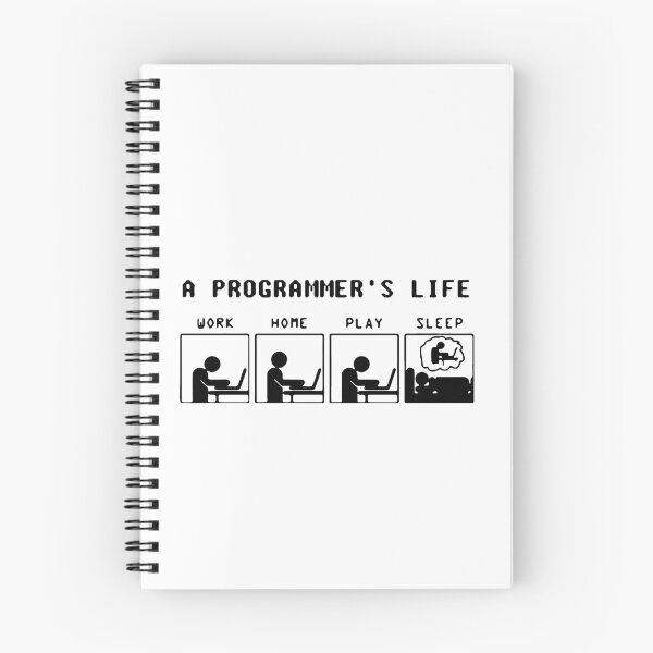 Item preview, Funny Programmer Life Work Home Play Sleep Java C++ Python Love Art Design Happy Apparel Essential Inspiration Joy Mood Funny Cat designed and sold by DesignByHeartUK.