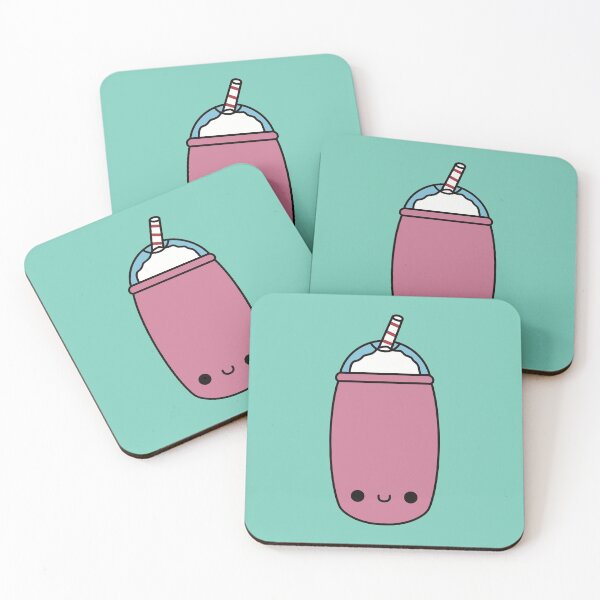 Item preview, Cute Kawaii Strawberry Milkshake designed and sold by KawaiiByDice.