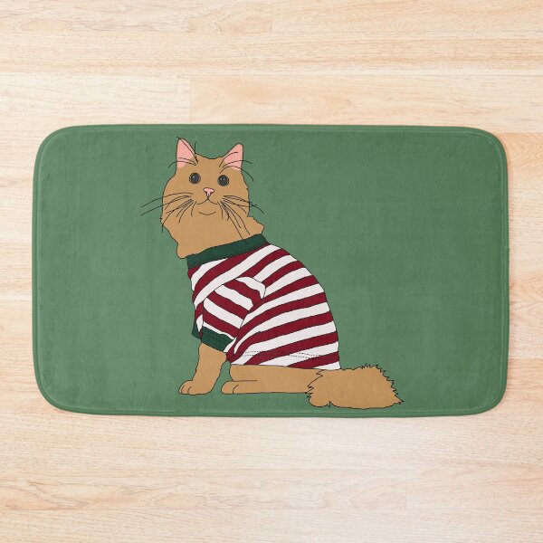 Item preview, Cat in Christmas Pajamas (Orange) designed and sold by nklange240.