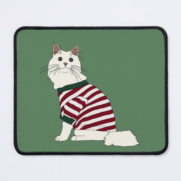Item preview, Cat in Christmas Pajamas (White) designed and sold by nklange240.