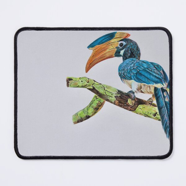 Item preview, Great Hornbill drawing designed and sold by dannypencil123.
