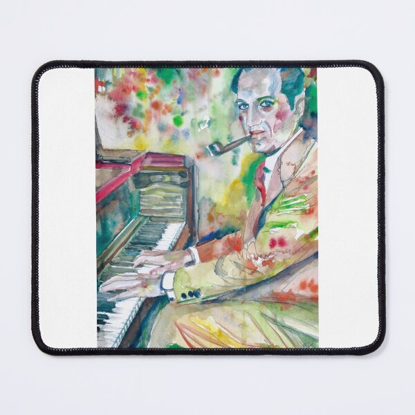 Item preview, GEORGE GERSHWIN watercolor portrait .1 designed and sold by lautir.