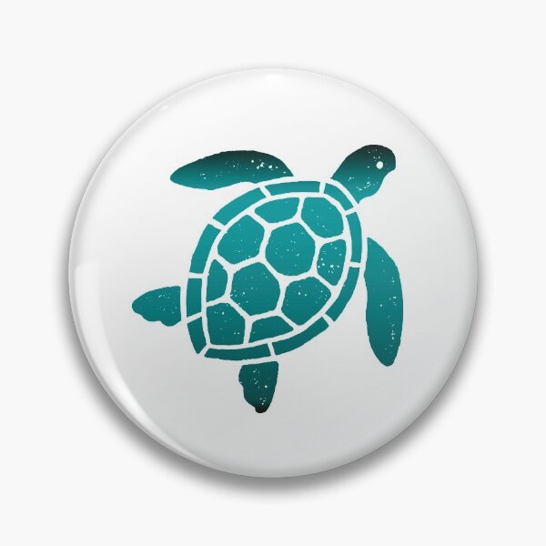 Item preview, Sea Turtle in Dark Cyan designed and sold by Lisa Thomas.