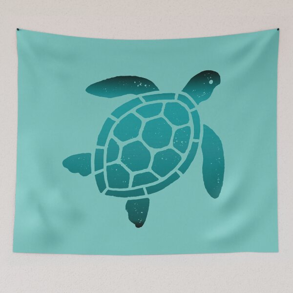 Item preview, Sea Turtle in Dark Cyan designed and sold by Lisa Thomas.