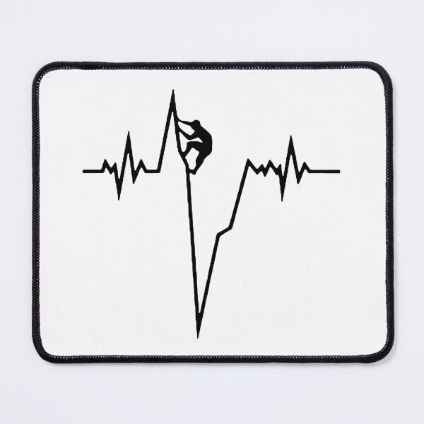 Item preview, Love Hiking heartbeat Mountain Love Heartbeat outdoor Heartbeat Funny MTB Dirt Bike Art Design Happy Apparel Essential Inspiration Joy Mood Funny designed and sold by DesignByHeartUK.