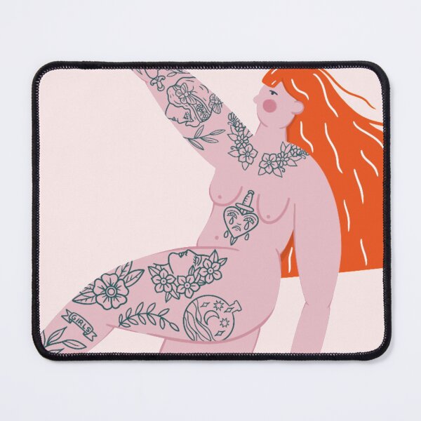Item preview, Feminist Body Positivity Girl with Tattoos designed and sold by Monica Segura.
