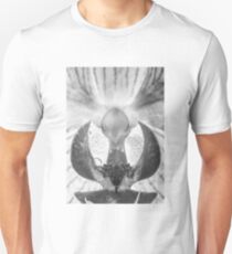 Water perls on a Orchid Unisex T-Shirt