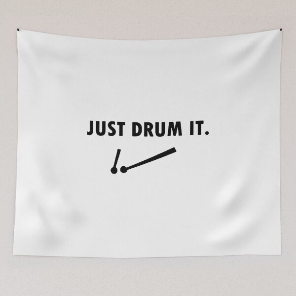 Item preview, Just Drum it Funny Drummer The Sound of the Drum is Calling Drummer music Idea Gift Premium Apparel Funny Holiday Xmas designed and sold by DesignByHeartUK.
