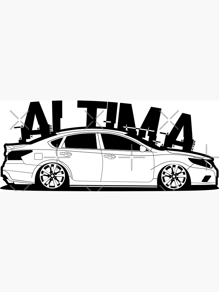 Black Nissan Altima Emblem Light -Light up with Animation