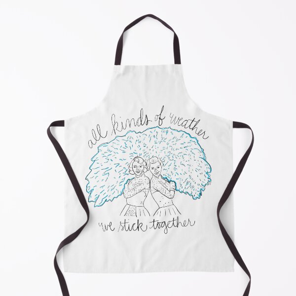 Item preview, Sisters with Blue Fans designed and sold by Marla, Plain & Small.