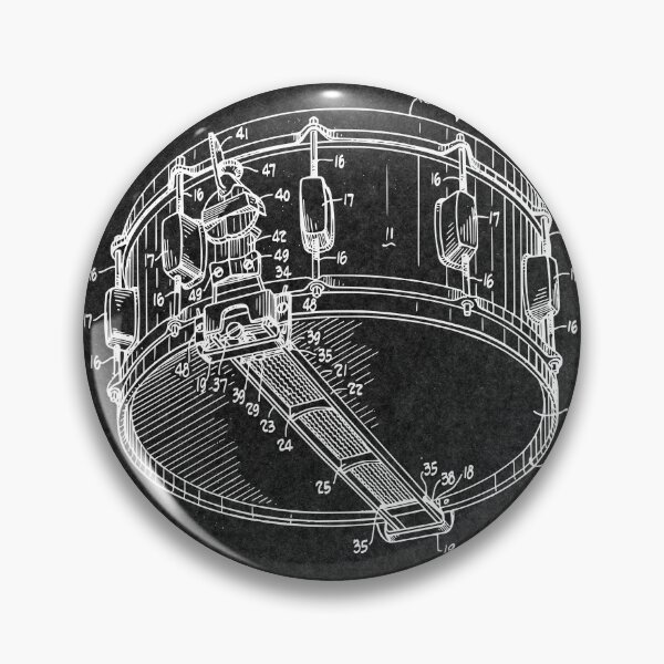 Item preview, Snare Drum J.B. Thompson Patent 1963 designed and sold by PatentArt.
