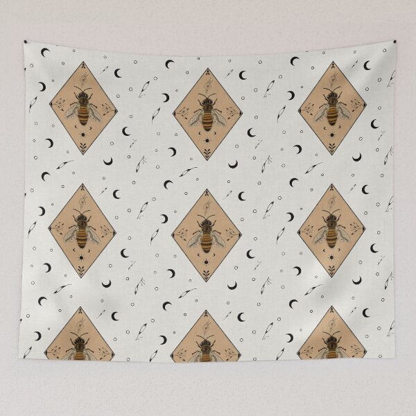 Item preview, Illustrative bee pattern  designed and sold by TyesaHughes.
