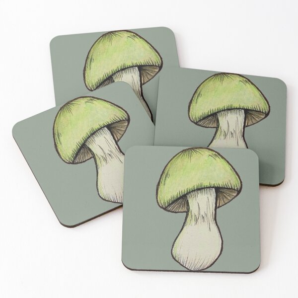 Item preview, Death Cap Mushroom (Amanita Phalloides) designed and sold by ArtfullyAudrey.