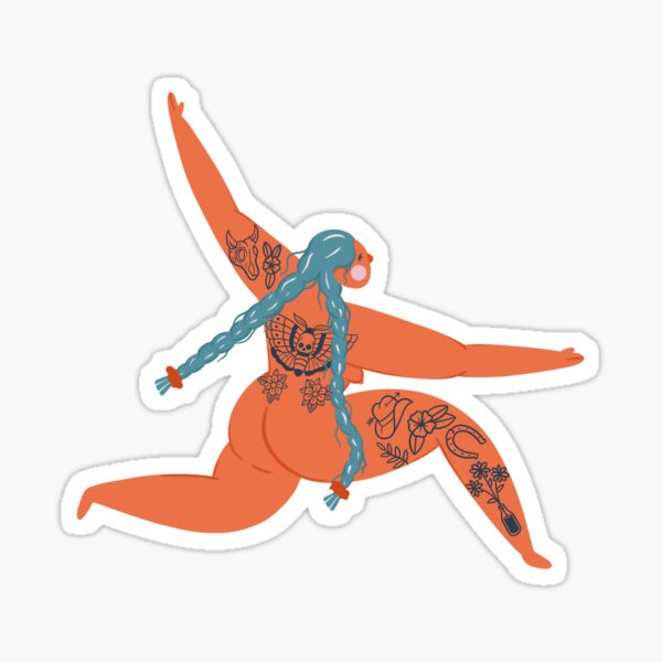 Item preview, Feminist Body Positivity Girl with Tattoos  designed and sold by Monica  Segura.