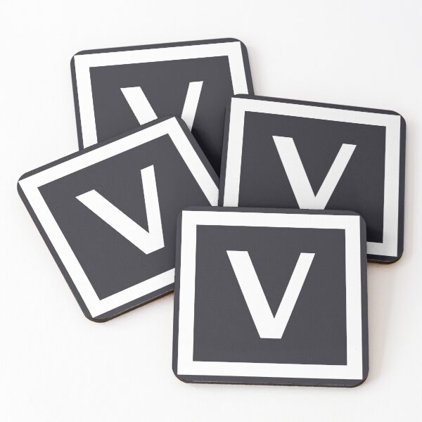 Item preview, Letter Tile V designed and sold by CyberCult Store.