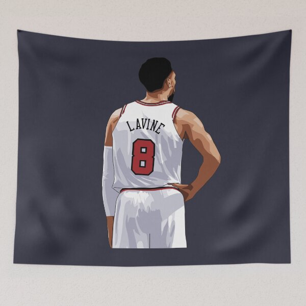Item preview, Zach Lavine Vector Back Qiangy designed and sold by qiangdade.