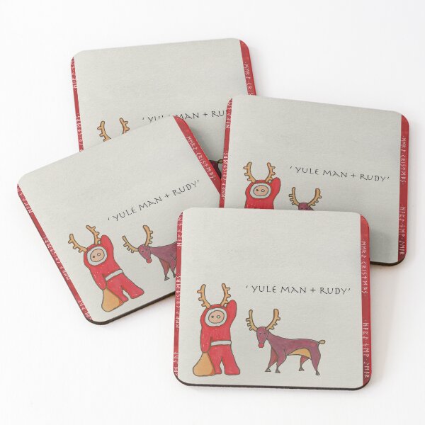 Item preview, Yule Man and Rudy - Funny subversive pagan Christmas designed and sold by The  Murgatroyd.