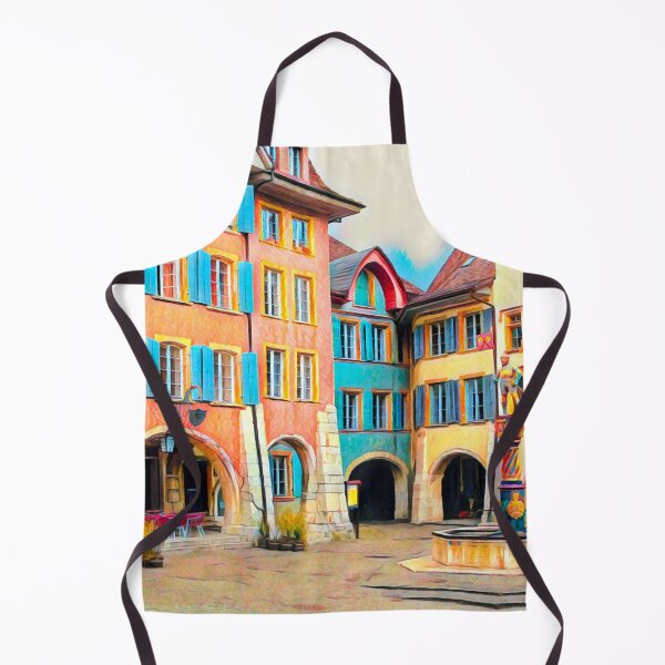 Item preview, Streets of Biel Bienne designed and sold by Sofia-Draws.