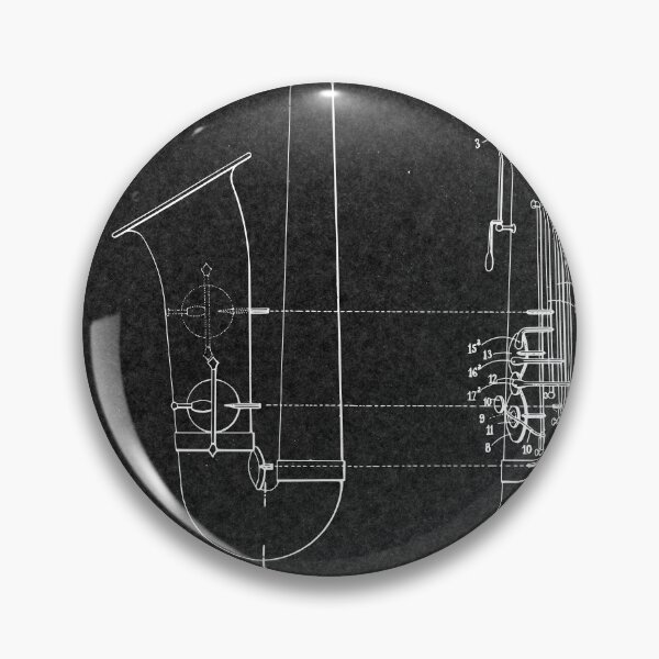 Item preview, Saxophone P. Evette Patent 1899 designed and sold by PatentArt.