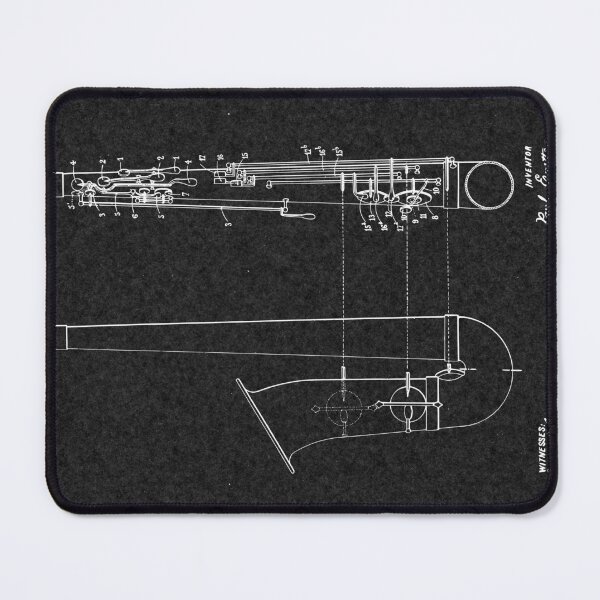 Item preview, Saxophone P. Evette Patent 1899 designed and sold by PatentArt.