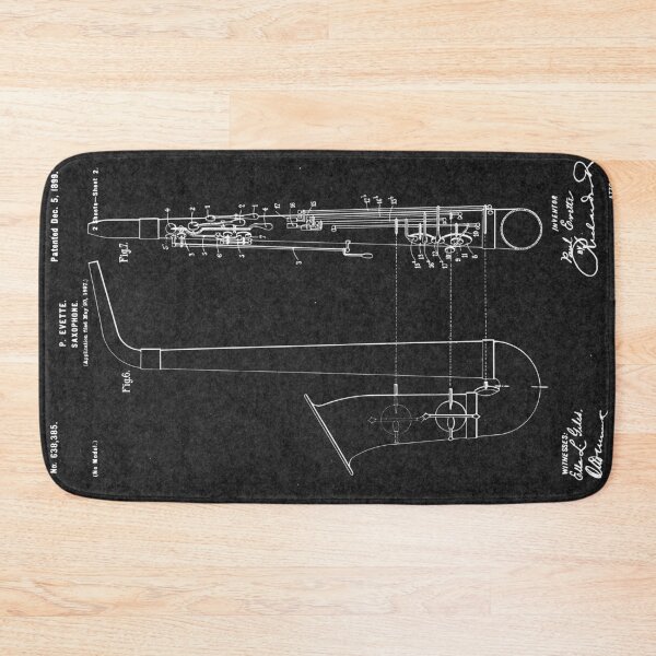 Item preview, Saxophone P. Evette Patent 1899 designed and sold by PatentArt.
