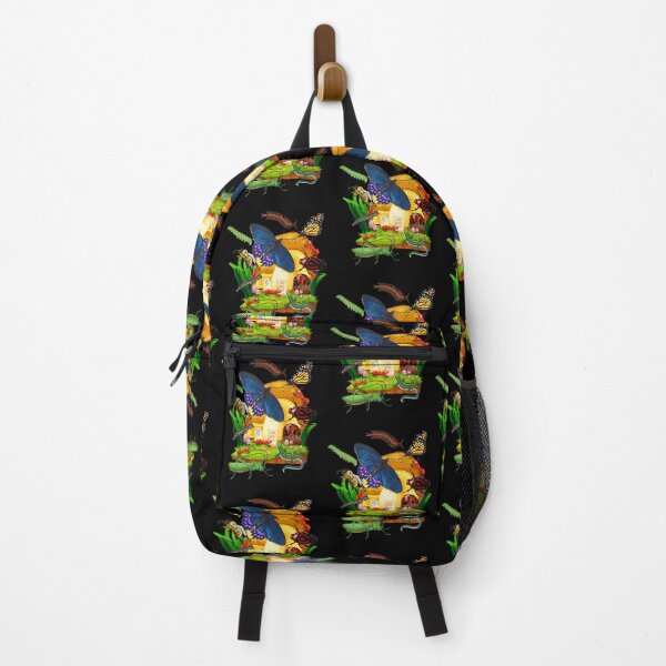 Item preview, Mushroom Bug Heaven Bold Colorful Design designed and sold by EarthArtDesigns.