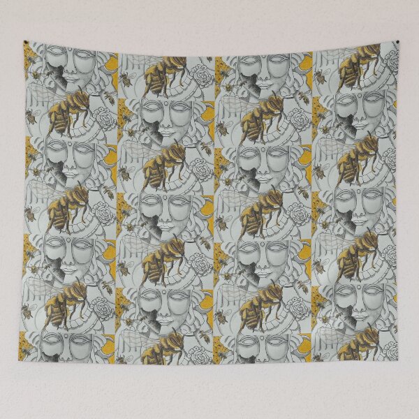 Item preview, Bees of Bhramari designed and sold by Nic Phillips Sacred Art.